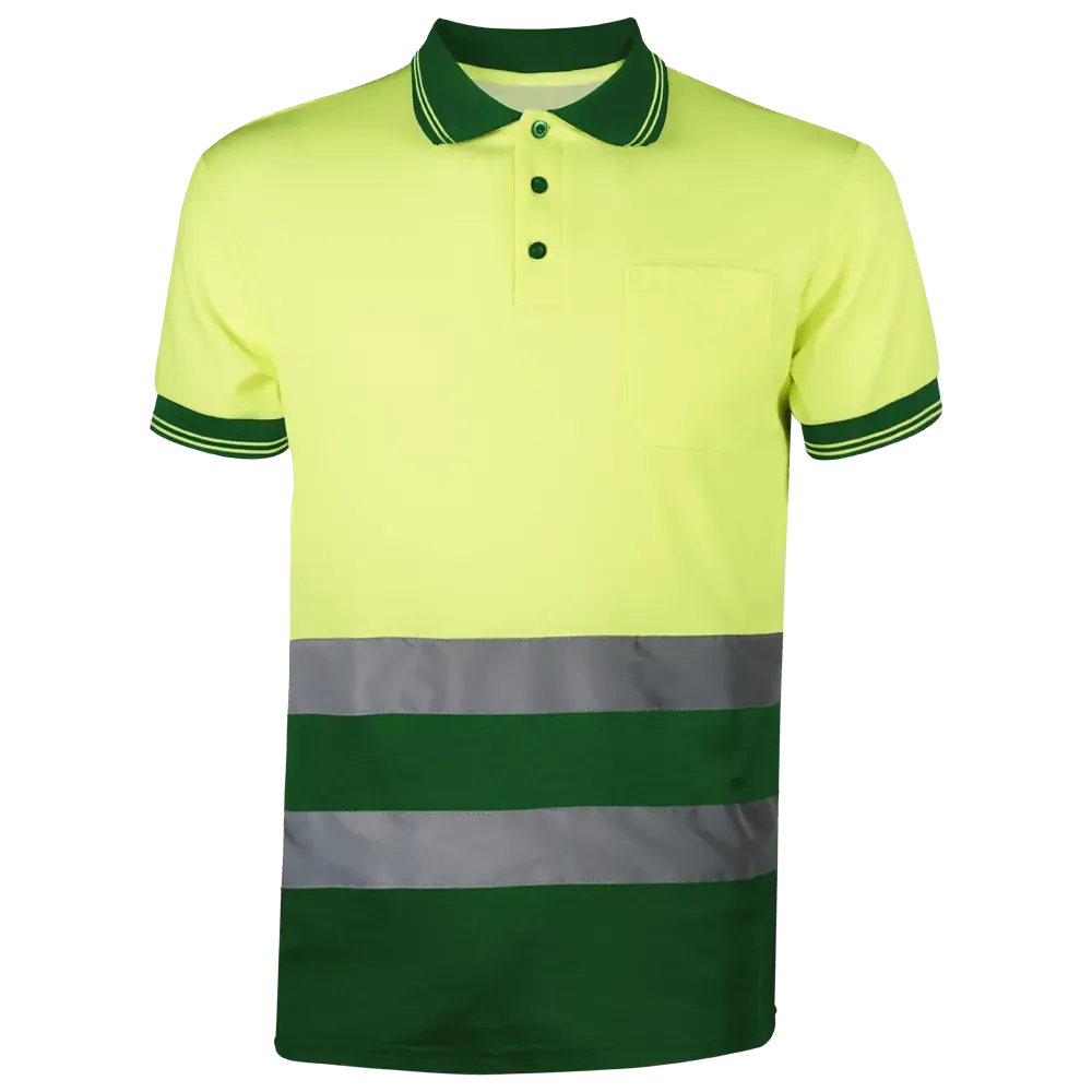 POLO PIQUÉ MANGA CORTA COMBINADO AV